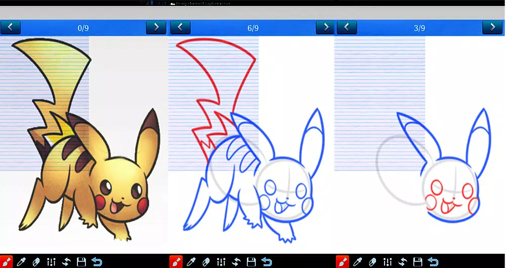 Download do APK de Como desenhar Pokémon Pikachu passo a passo