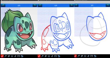 How To Draw pokemon Ekran Görüntüsü 1