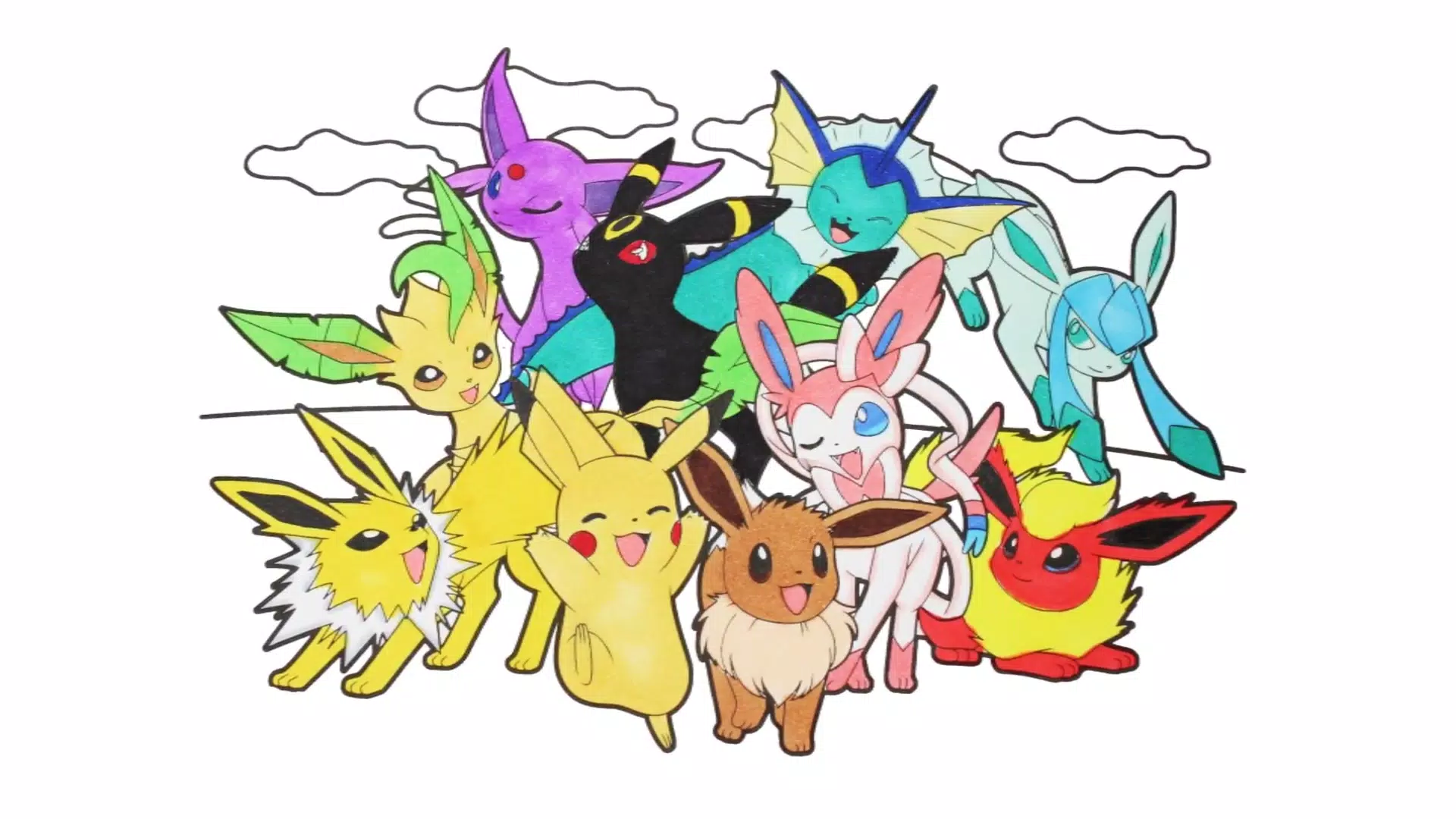 Eevees evolutions - Free stories online. Create books for kids