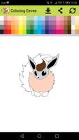 Eevee Evolution Coloring book syot layar 3