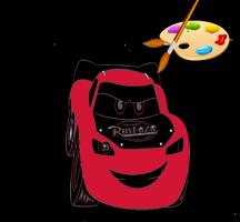 Mcqueen  Cars 3 Coloring pages โปสเตอร์