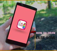 how to draw loves poster