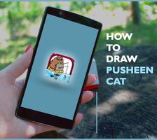 how to draw cute pusheen cat toy Ekran Görüntüsü 3