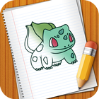 How to draw Pokemon toon أيقونة