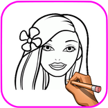 How To Draw & Color  Barbie