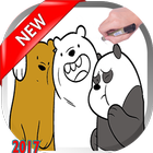 How To Draw We bare bears 🐻 icono