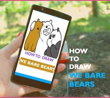 Poster How To Draw We bare bears 🐻