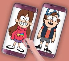 how to draw gravity falls characters screenshot 1