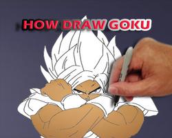 Cómo dibujar Goku DBZ captura de pantalla 1