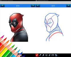 How To Draw deadpool Affiche