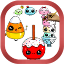 how to draw cute candy food APK