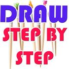 Draw step by step icône