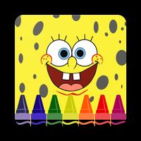 How to Draw Sponge Bob Easy Step Affiche