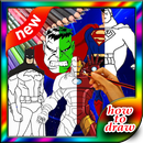 How to draw : Super hero Easy Step by step APK