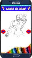 How to draw : Super hero Easy Step by step capture d'écran 1