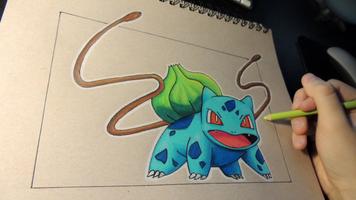 Poster How to draw Pokemon