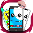 APK How to draw cute phone