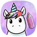 🦄 Unicorn Mythical Creatures Drawing for  Kids APK