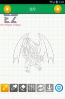 How to Draw Dragon Cartoons capture d'écran 2