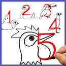 How to draw Birds from Numbers APK