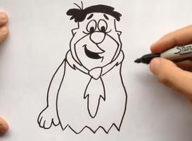 How To Draw Flintstones Plakat