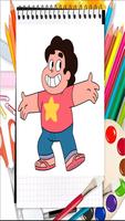How To Draw Steven Univers Step by Step Affiche