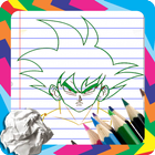 learn draw dbz anime ícone