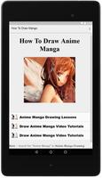 How To Draw Anime Manga پوسٹر