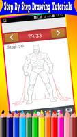 How To Draw: Batman  Easy Steps Affiche