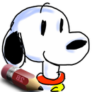 APK Draw Cartoon Snoopy Peanuts