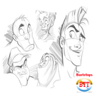 draw cartoon animation icon