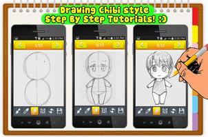 How to Draw Chibi Anime kawaii captura de pantalla 1