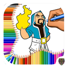 Clash Royale Coloring أيقونة