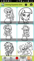 Coloring For Equestria Girls Cartaz