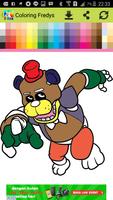 Coloring For Five Night Freddy Cartaz