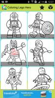 Coloring Lego Superhero Books plakat