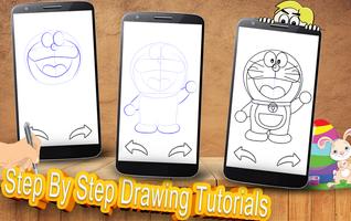 😻 Learn To Draw : Doraemon Plakat