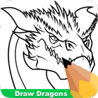 آیکون‌ How To Draw Dragons