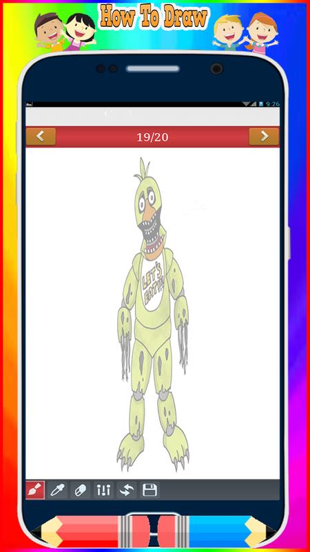 how to draw fnaf easy step for android apk download