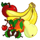 Draw Fruits in colors by Number Pixel Art-icoon