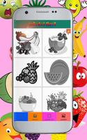 Draw Fruits in colors by Number Pixel Art capture d'écran 2