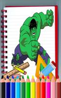 Learn How To Draw Hulk Easy Steps Affiche
