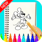 How To Draw Mickey Mouse icon