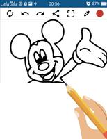 How To Draw Mickey Mouse poster