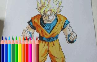 Poster How Drawing Super Saiyan Goku