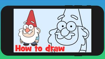 how to draw gravity falls step by step capture d'écran 1