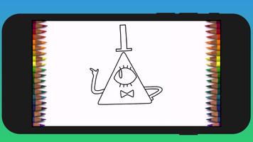 how to draw gravity falls step by step capture d'écran 2