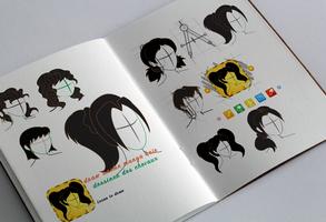 how to draw anime manga hair capture d'écran 1