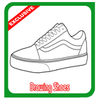 drawing shoes icon