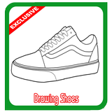 drawing shoes icon